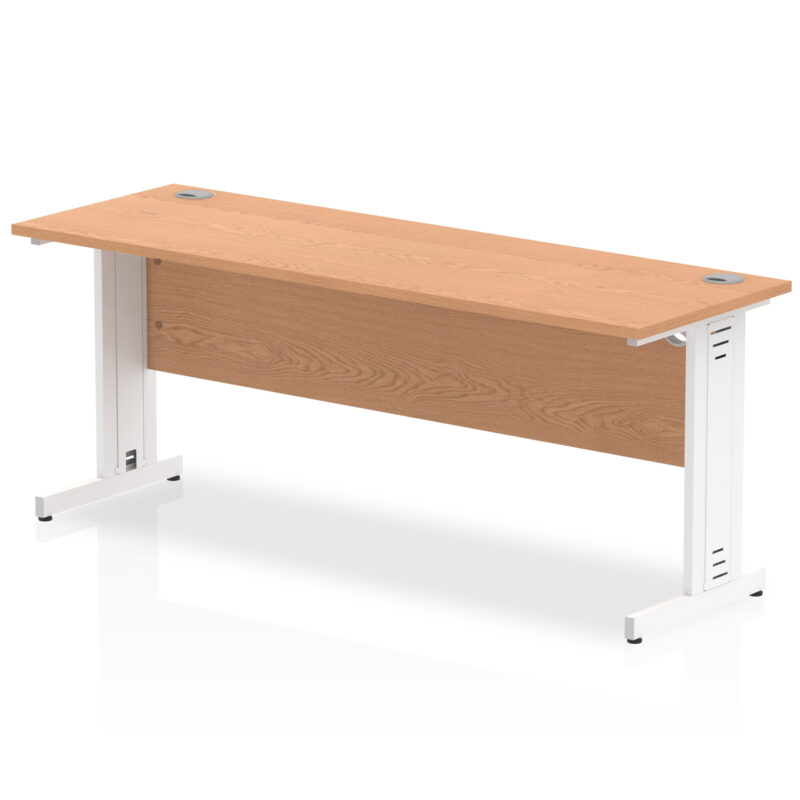 Impulse 1800mm Slimline Desk Cable Managed Leg - Image 8