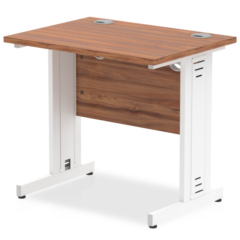 Impulse 800mm Slimline Desk Cable Managed Leg - Image 10
