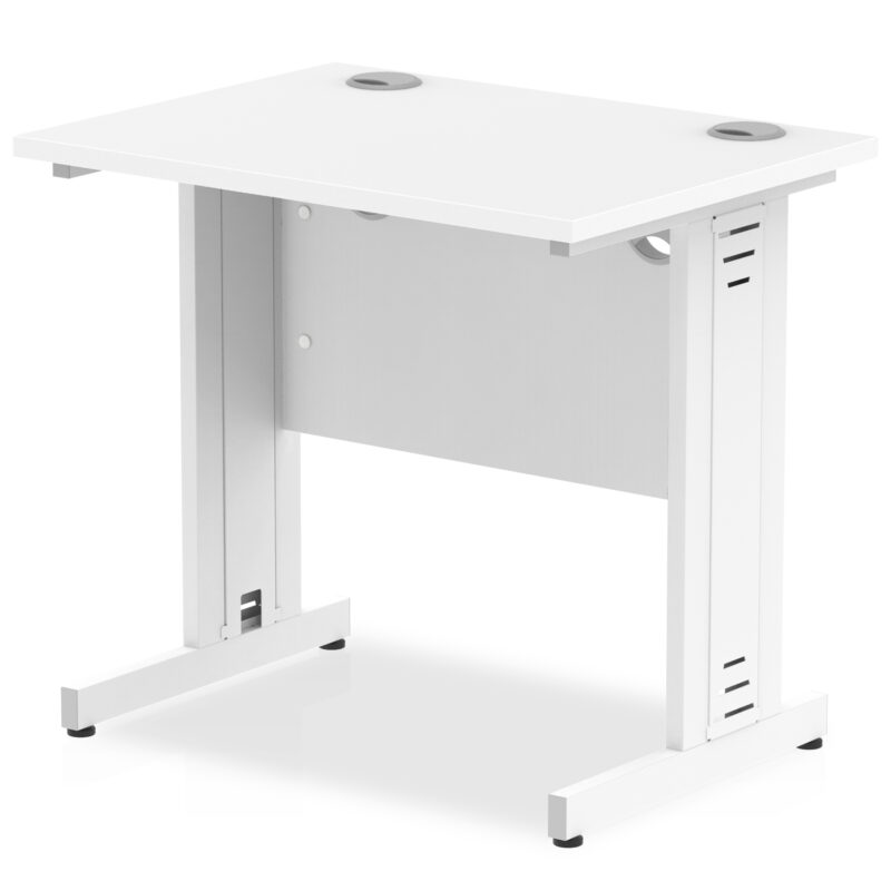 Impulse 800mm Slimline Desk Cable Managed Leg - Image 12