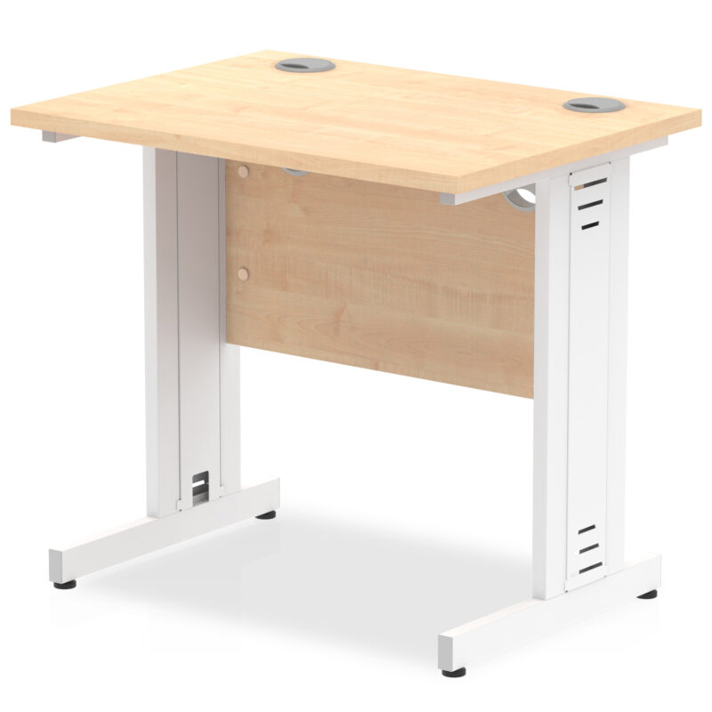 Impulse 800mm Slimline Desk Cable Managed Leg - Image 6