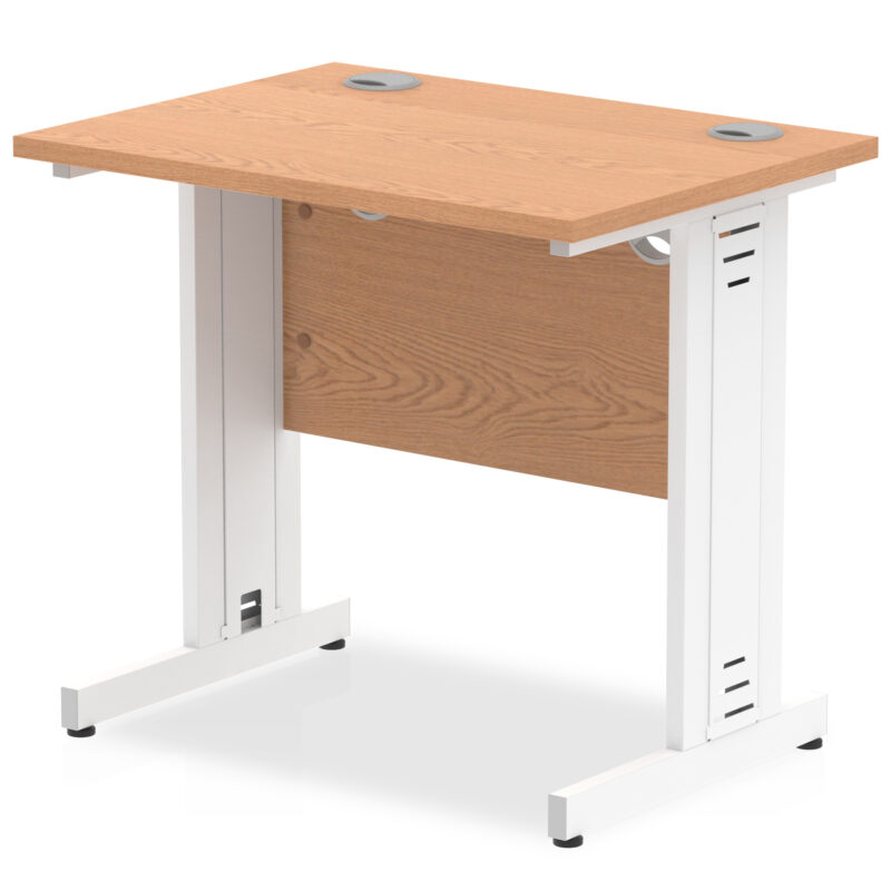 Impulse 800mm Slimline Desk Cable Managed Leg - Image 8