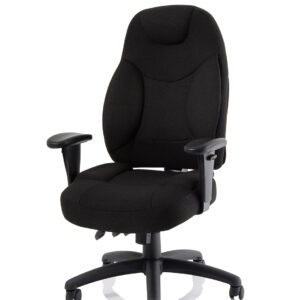 Galaxy Medium Back Task Operator Office Chair with Adjustable Arms - Image 3
