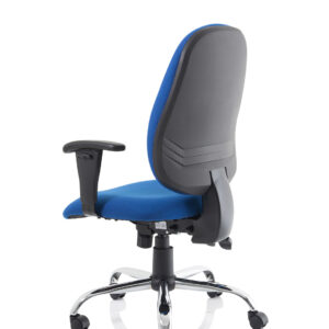 Lisbon Medium Back Task Operator Office Chair with Height Adjustable Arms - Image 13
