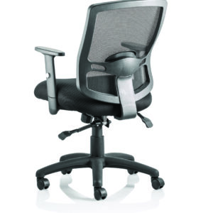 Portland II Medium Mesh Back Task Operator Office Chair with Arms - Image 2