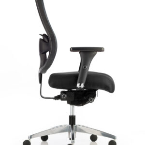 Regent High Mesh Back Ergonomic Task Operator Office Chair with Arms - Image 5
