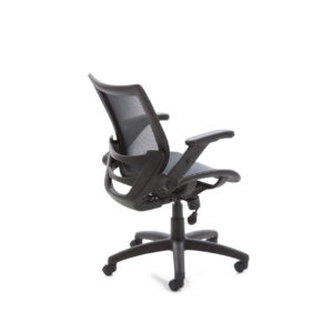 Fuller Medium Mesh Back Task Operator Office Chair with Folding Arms - Image 4