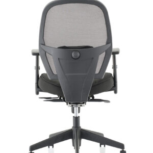 Denver High Mesh Back Black Task Operator Office Chair with Arms - Image 6