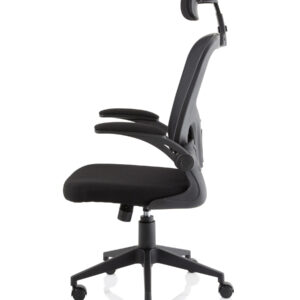 Ace Executive Mesh Chair With Folding Arms - Image 4