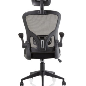 Ace Executive Mesh Chair With Folding Arms - Image 6
