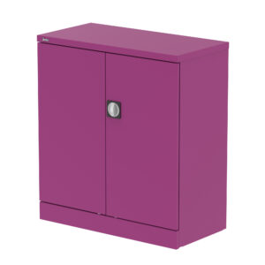 Qube Stationery 2-Door Cupboard With Shelves - Image 17