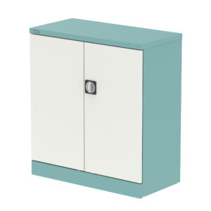 Qube Stationery 2-Door Cupboard With Shelves - Image 27
