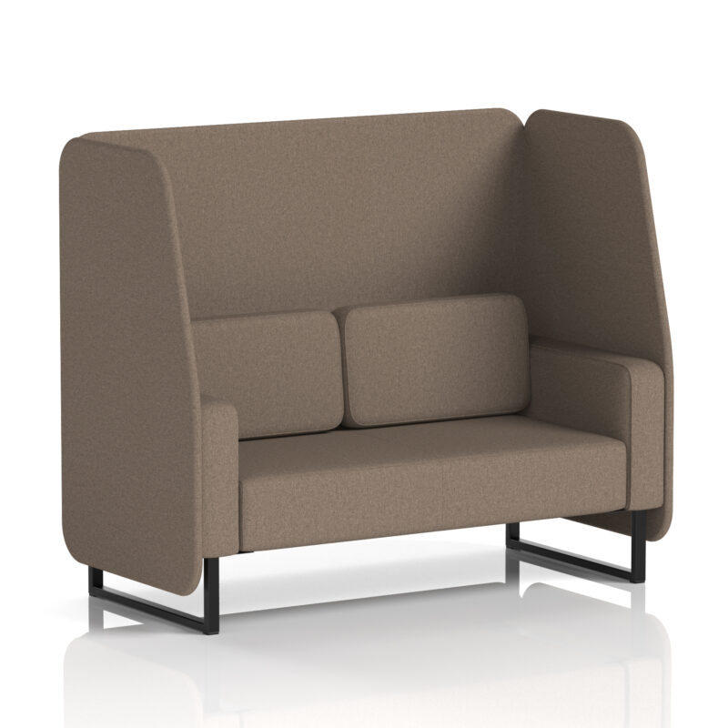 Brixworth Open Booth With Black Legs in Single Tone - Image 35