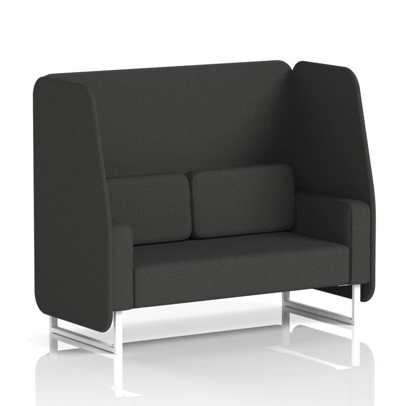 Brixworth Open Booth With White Legs in Single Tone - Image 62