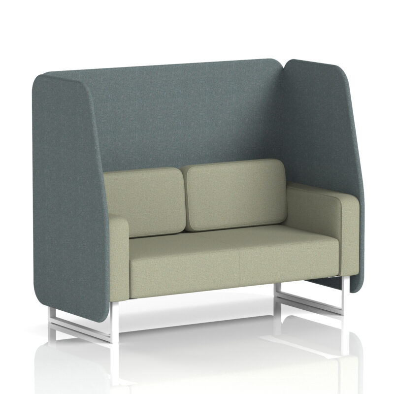 Brixworth Open Booth With White Legs in Two Tone - Image 53
