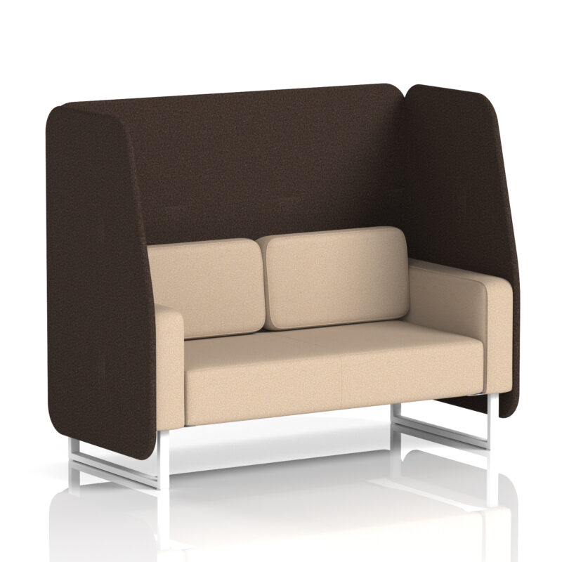 Brixworth Open Booth With White Legs in Two Tone - Image 71