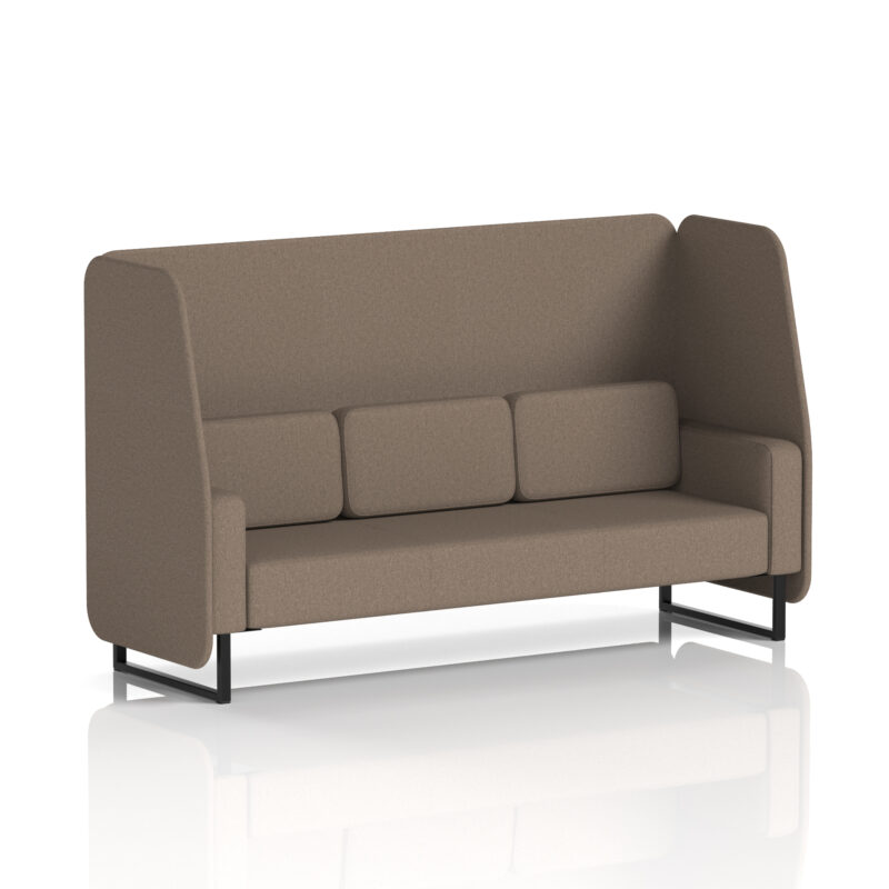 Brixworth Open Booth With Black Legs in Single Tone - Image 36