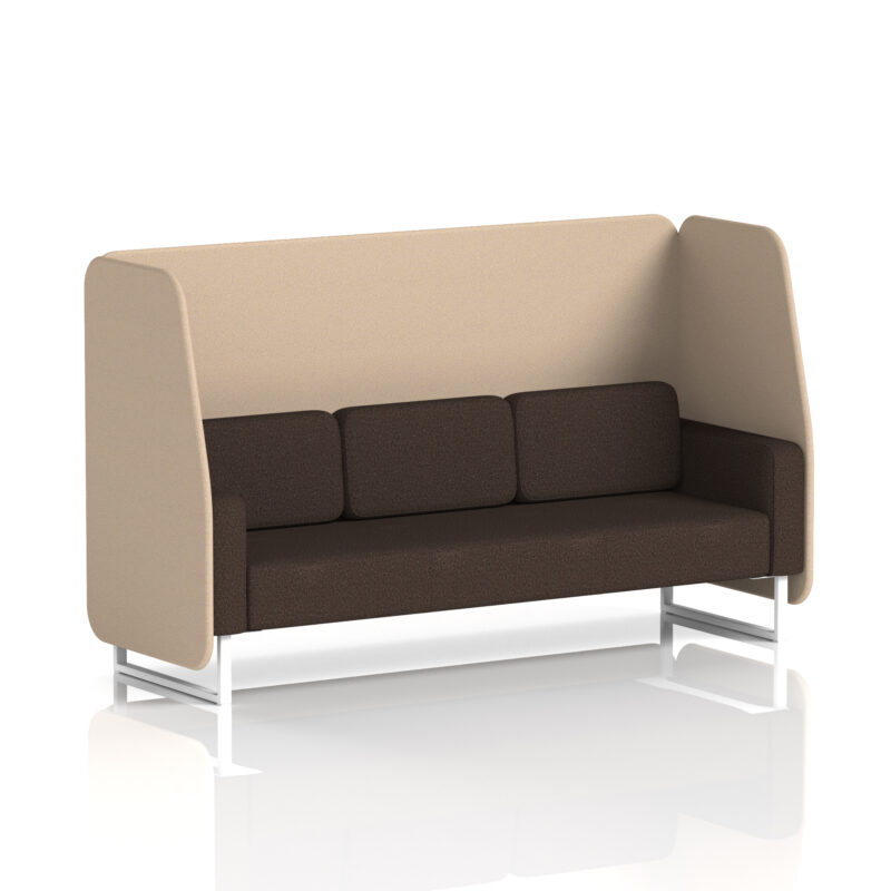 Brixworth Open Booth With White Legs in Two Tone - Image 57