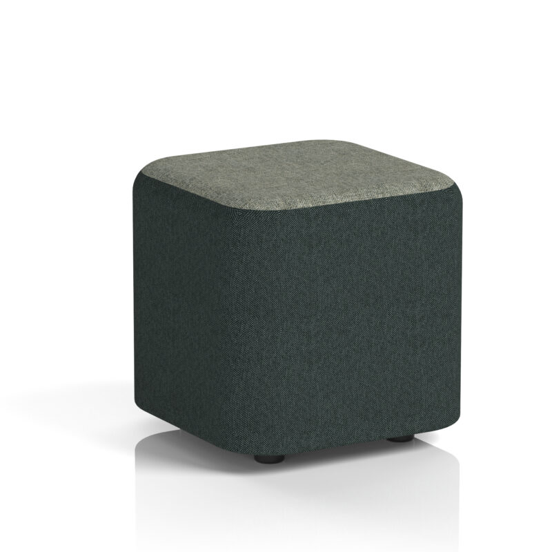 Harlestone Square Stool in Two Tone - Image 2