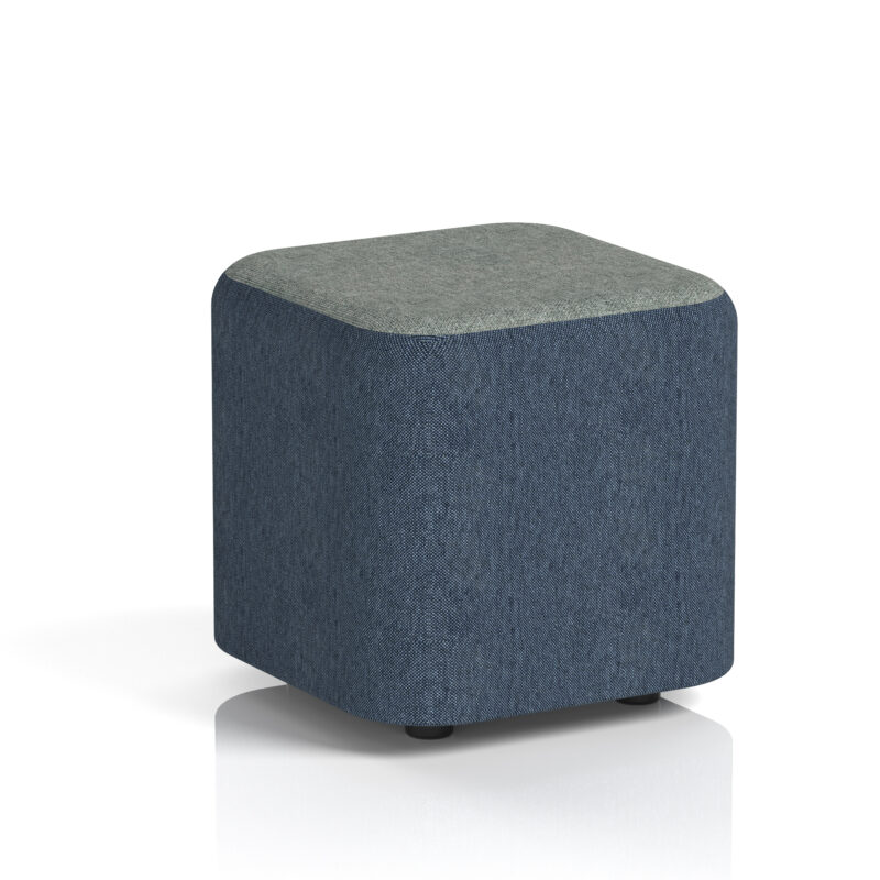 Harlestone Square Stool in Two Tone - Image 3