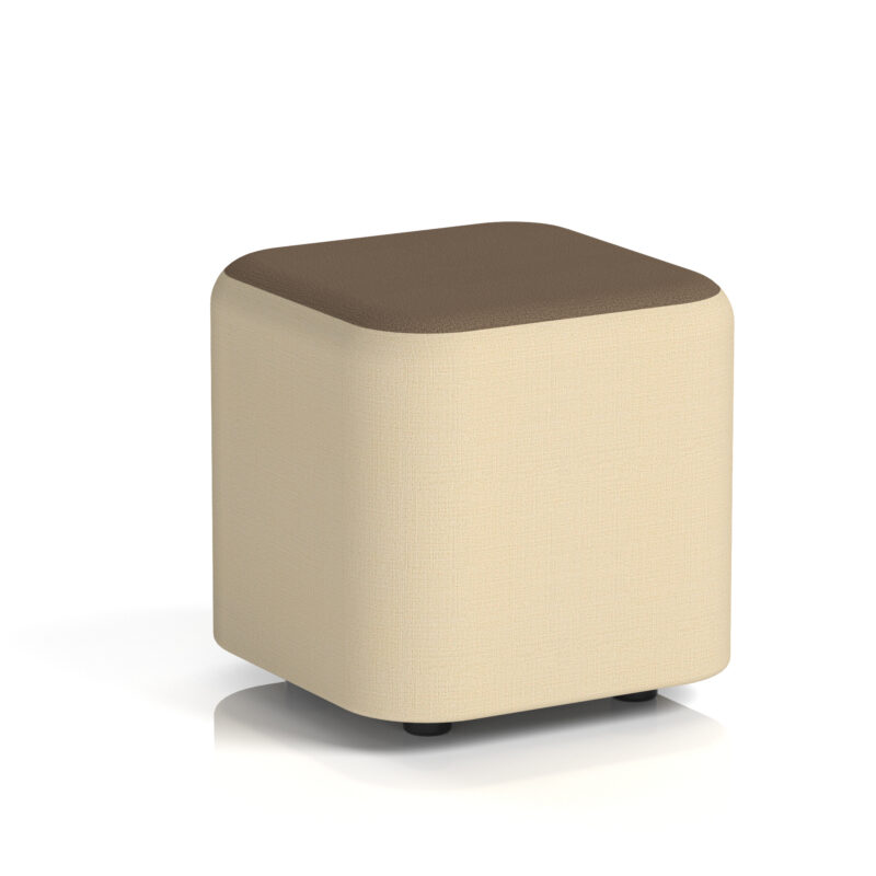 Harlestone Square Stool in Two Tone - Image 30