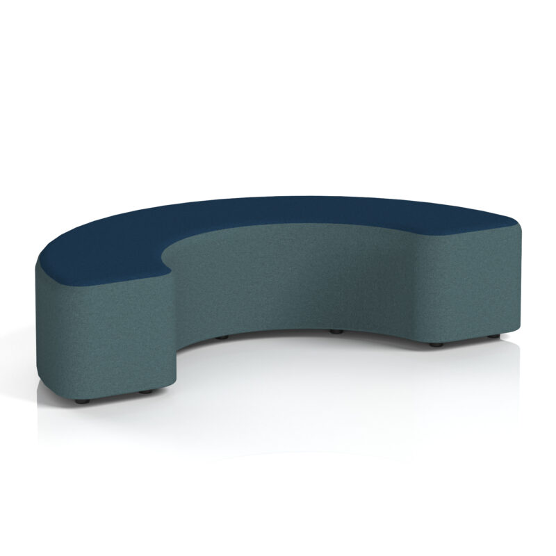 Harlestone Curved Stool in Two Tone - Image 47