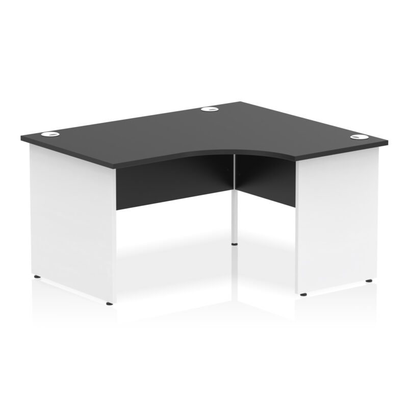 Impulse 1400mm Right Crescent Desk Panel End Leg - Image 13