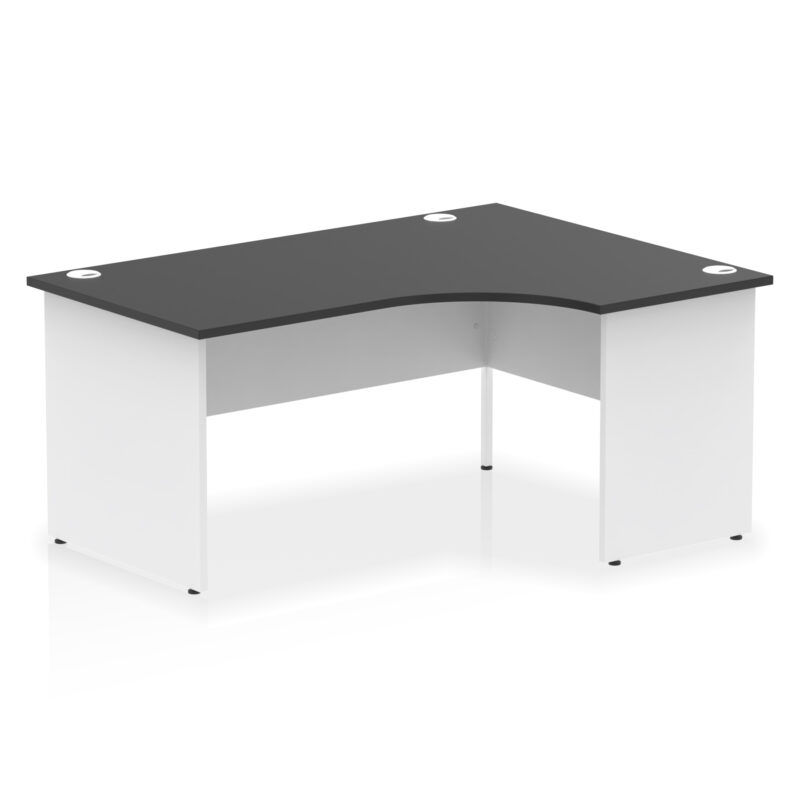Impulse 1600mm Right Crescent Desk Panel End Leg - Image 13