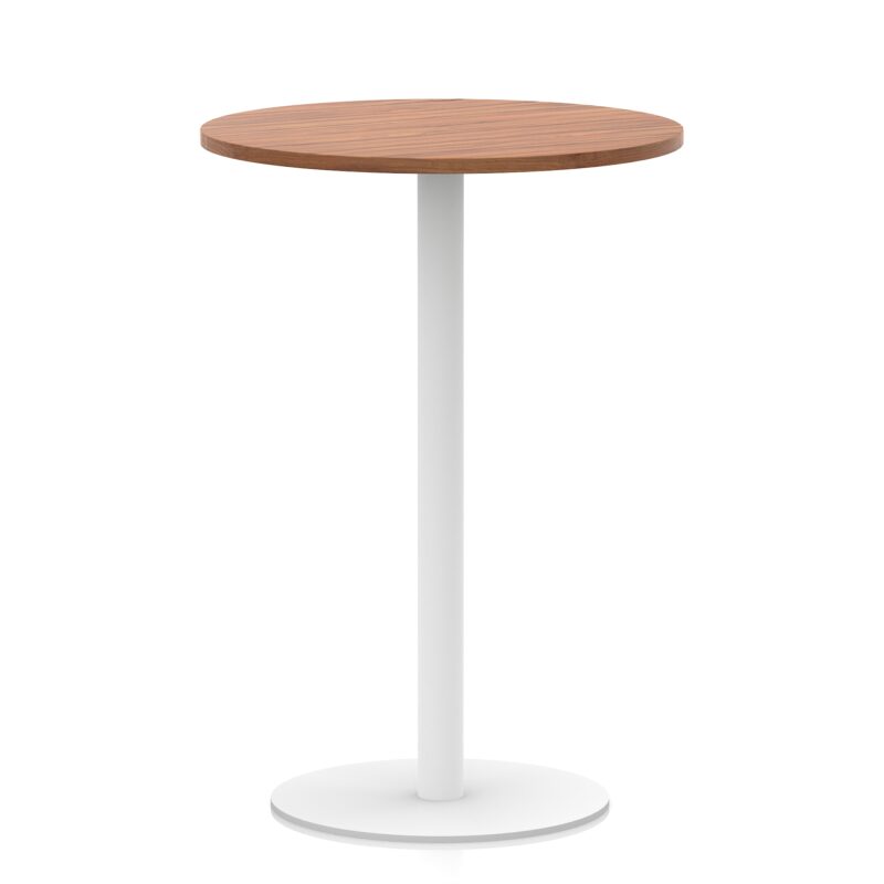Italia Round Poseur Table White Leg - Image 20