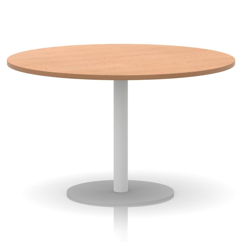 Italia Round Poseur Table White Leg - Image 41