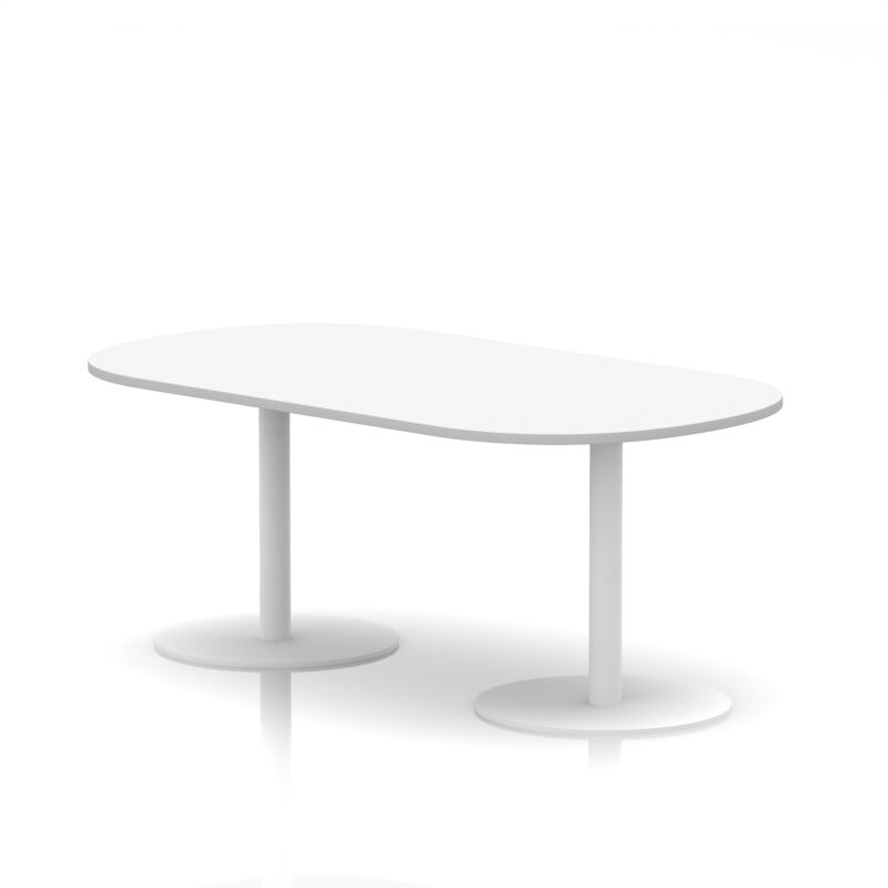 Italia Boardroom Table White Leg - Image 3