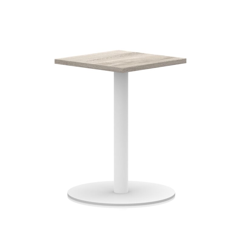 Italia Square Poseur Table White Leg - Image 6