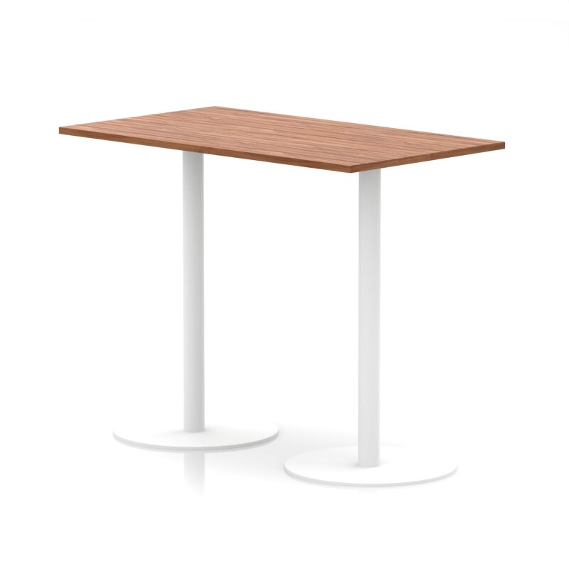Italia Rectangular Poseur Table White Leg - Image 20