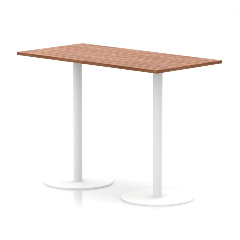 Italia Rectangular Poseur Table White Leg - Image 32