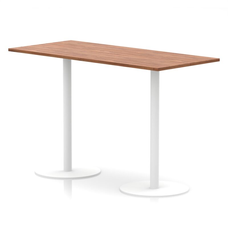 Italia Rectangular Poseur Table White Leg - Image 44