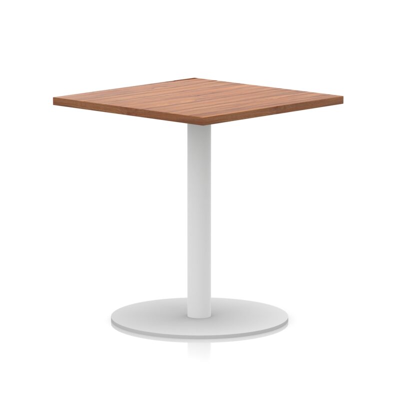 Italia Square Poseur Table White Leg - Image 14