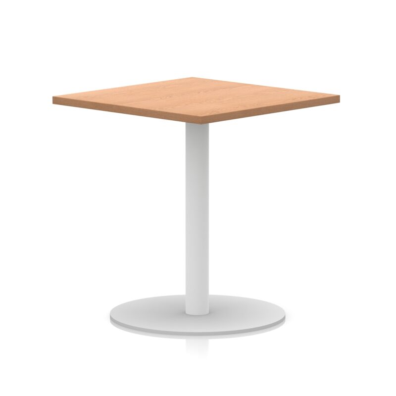 Italia Square Poseur Table White Leg - Image 17