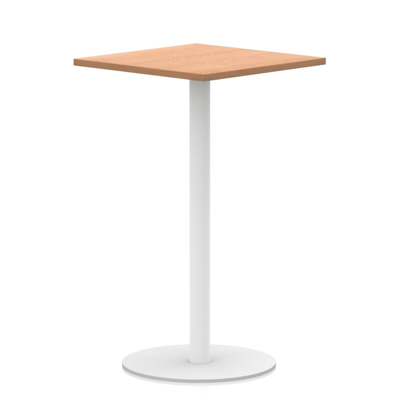 Italia Square Poseur Table White Leg - Image 23