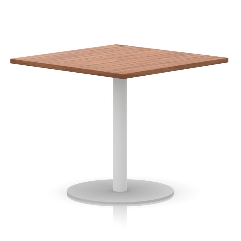 Italia Square Poseur Table White Leg - Image 26