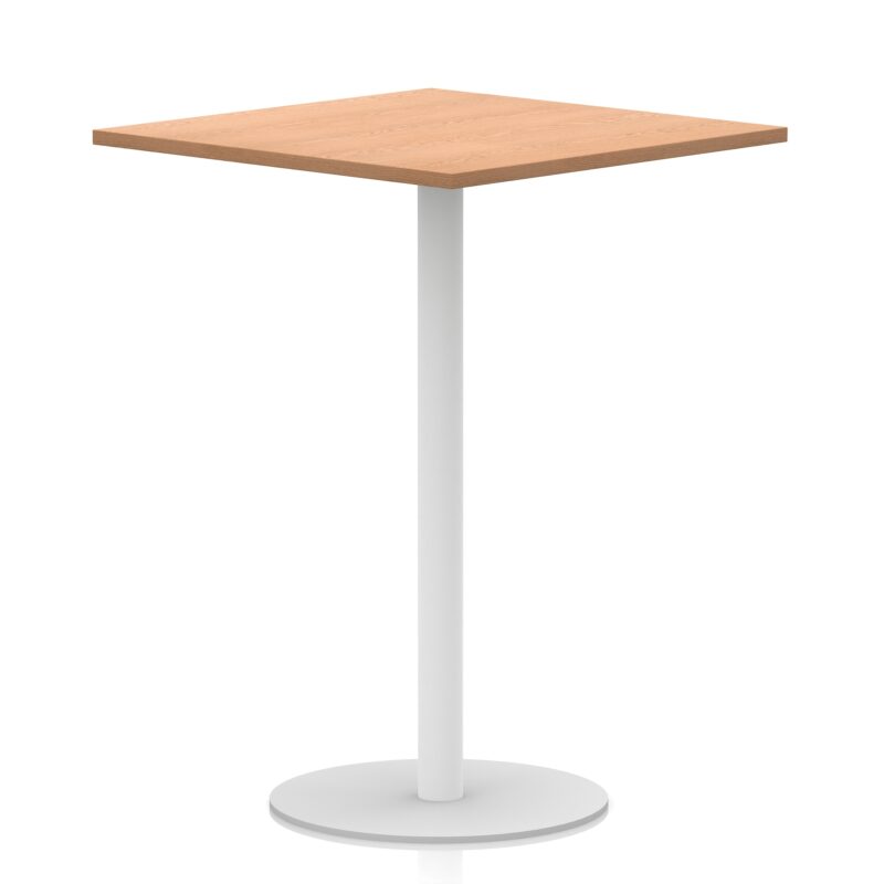 Italia Square Poseur Table White Leg - Image 35
