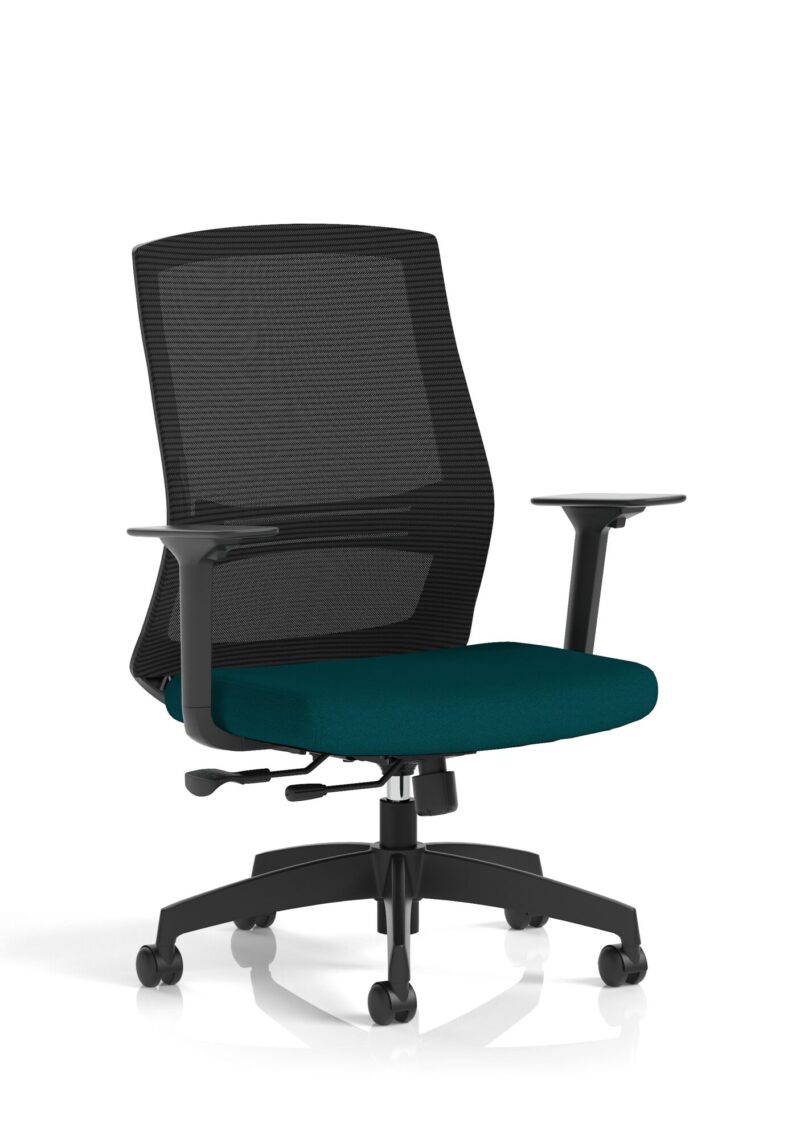 Ventra Mesh Back Task Operator Office Chair Height Adjustable Arms - Image 3