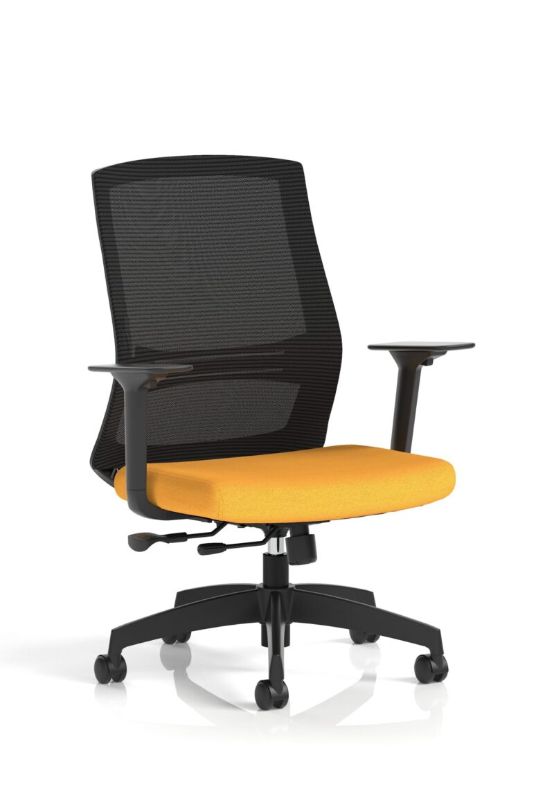 Ventra Mesh Back Task Operator Office Chair Height Adjustable Arms - Image 5