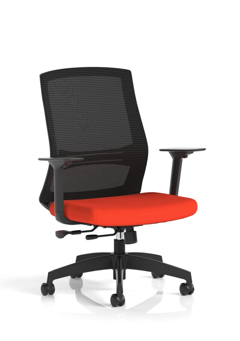 Ventra Mesh Back Task Operator Office Chair Height Adjustable Arms - Image 7