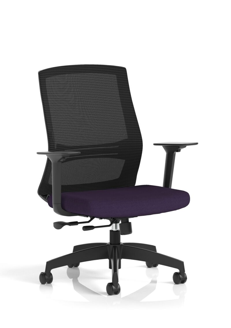 Ventra Mesh Back Task Operator Office Chair Height Adjustable Arms - Image 8
