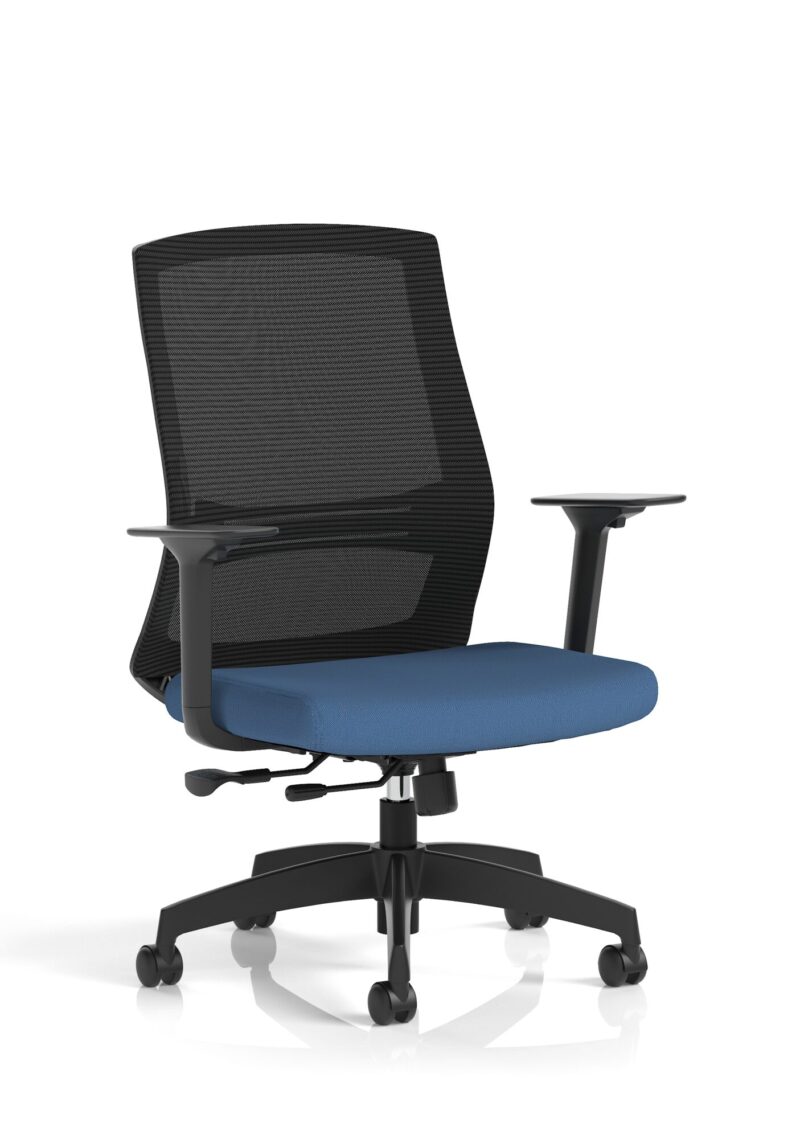 Ventra Mesh Back Task Operator Office Chair Height Adjustable Arms - Image 15
