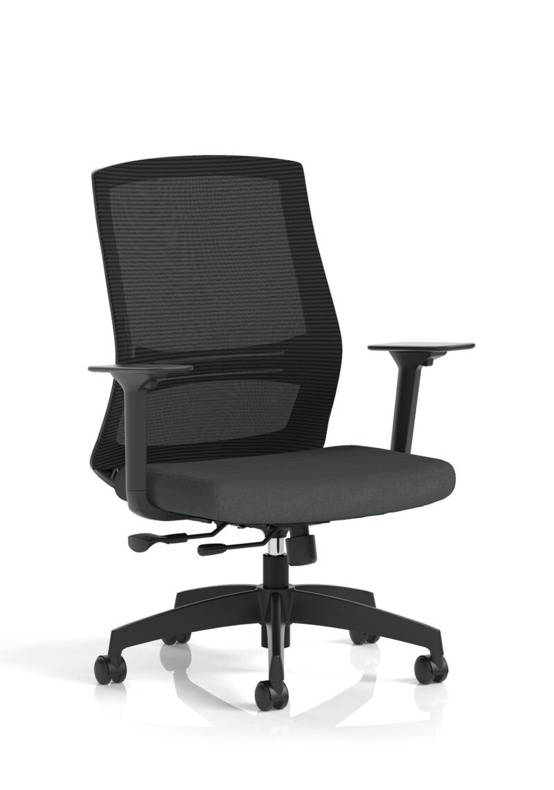 Ventra Mesh Back Task Operator Office Chair Height Adjustable Arms - Image 16