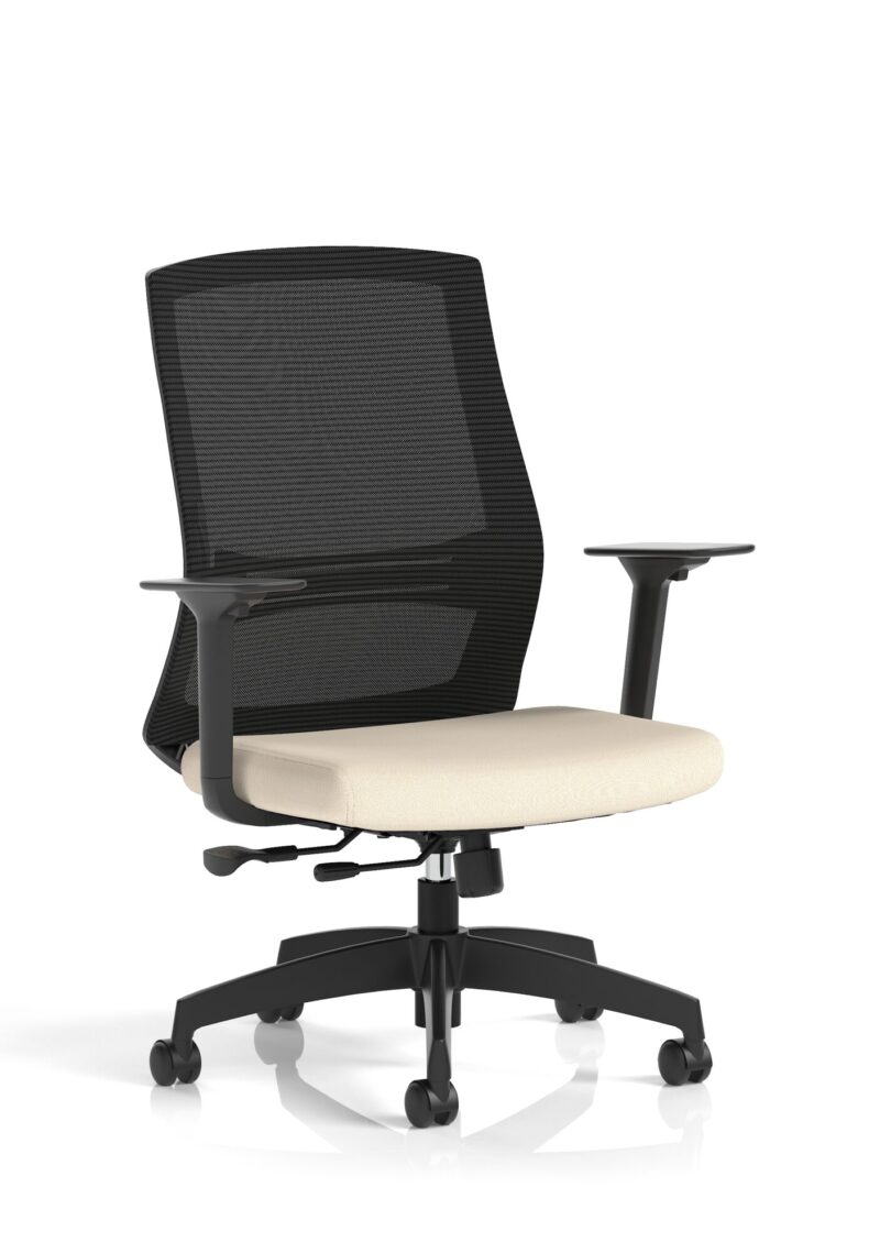 Ventra Mesh Back Task Operator Office Chair Height Adjustable Arms - Image 17