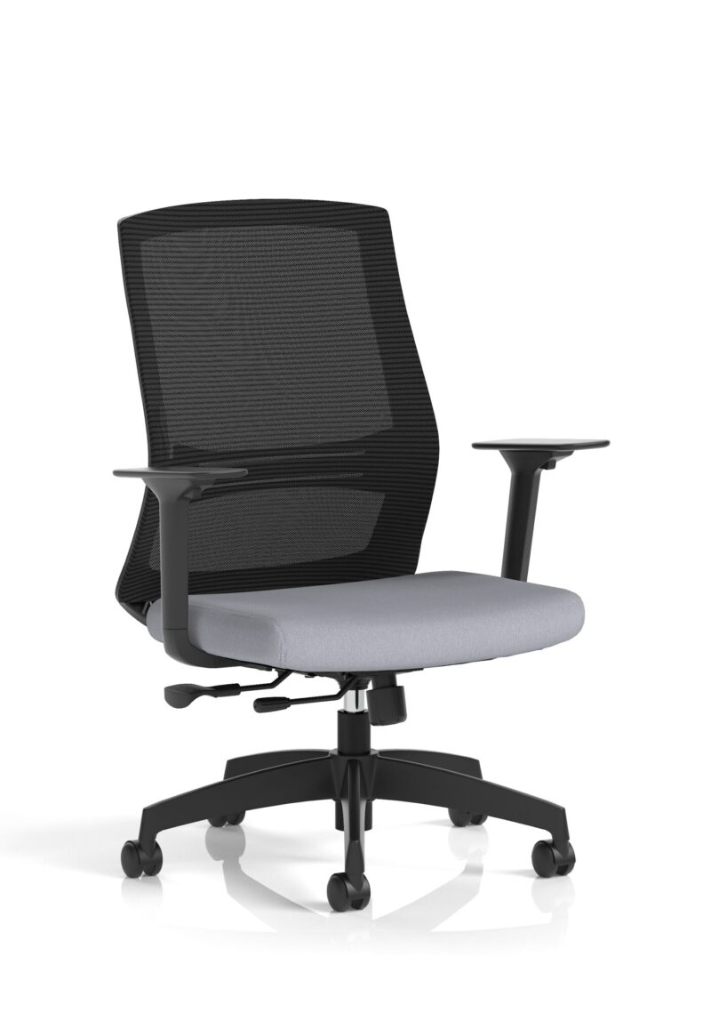 Ventra Mesh Back Task Operator Office Chair Height Adjustable Arms - Image 18