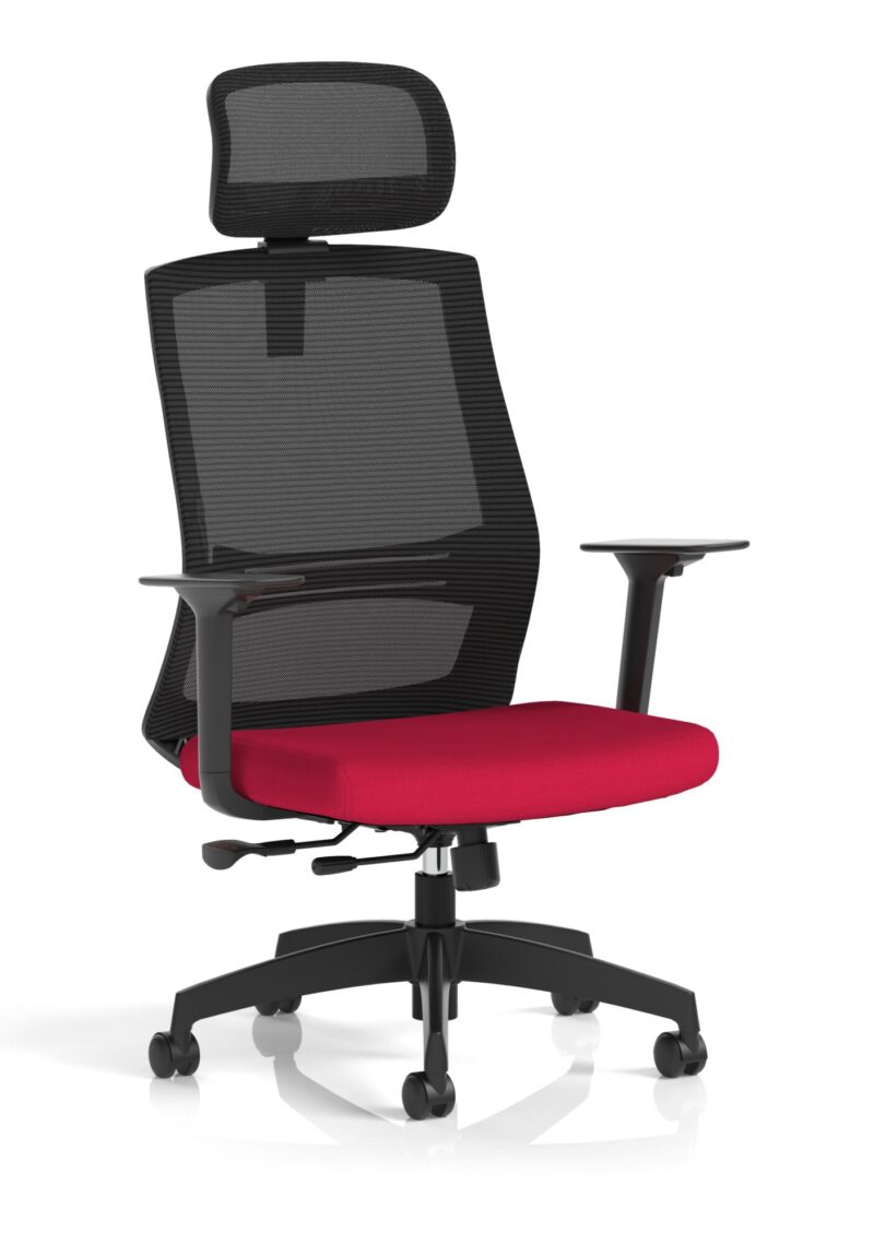 Ventra Mesh Back Task Operator Office Chair Height Adjustable Arms - Image 21