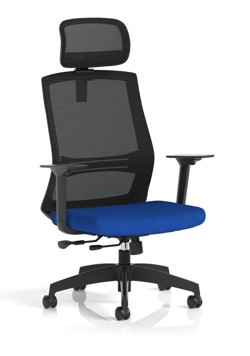 Ventra Mesh Back Task Operator Office Chair Height Adjustable Arms - Image 26