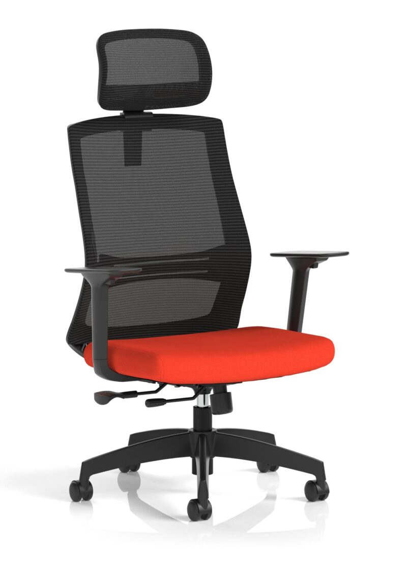 Ventra Mesh Back Task Operator Office Chair Height Adjustable Arms - Image 27